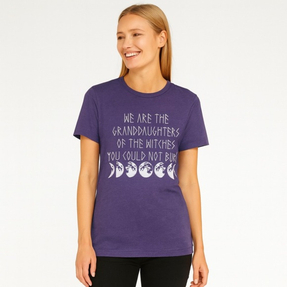 Halloween‎ Sz M Granddaughters Witches Burn T-Shirt Goth Witchcore Trick Treat